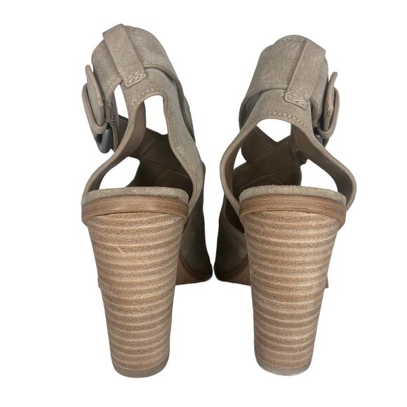 Marc Fisher LTD Taupe Vega Sandal - Size 6.5 - Women - Picture 8 of 14